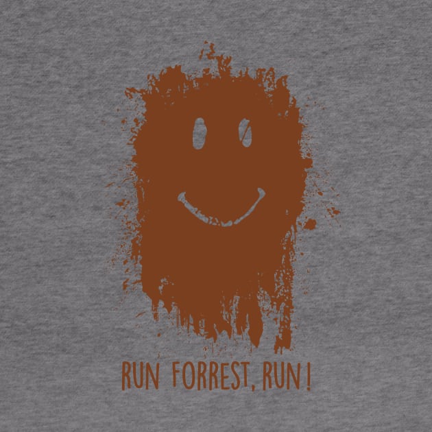 Run Forrest Gump Smile by TEEWEB